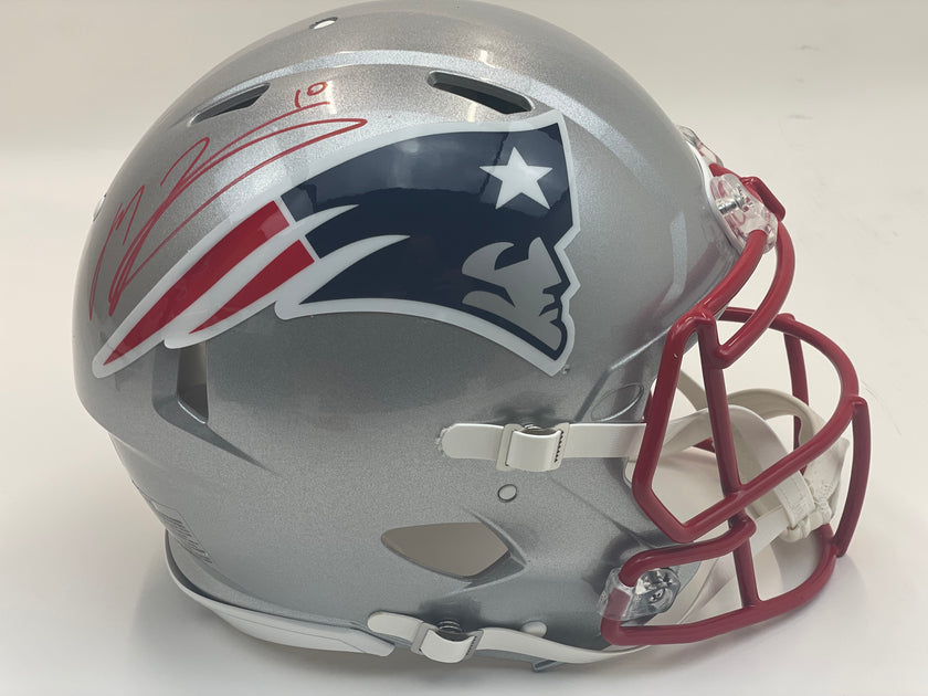 Mac Jones Autographed New England Patriots Speed Authentic Full-Size  Football Helmet - BAS