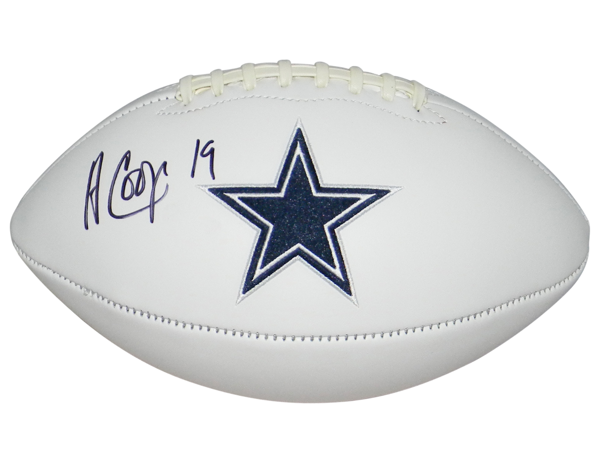 : Amari Cooper Signed Dallas Cowboys Blaze Mini Helmet