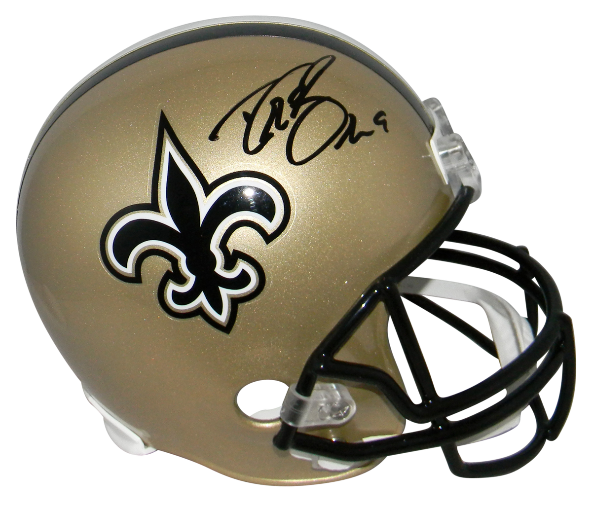 Drew Brees Autographed New Orleans Saints AMP Football Helmet Beckett –  www.