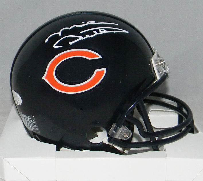 Mike Ditka Autographed Chicago Bears Mini Helmet - Detroit City Sports