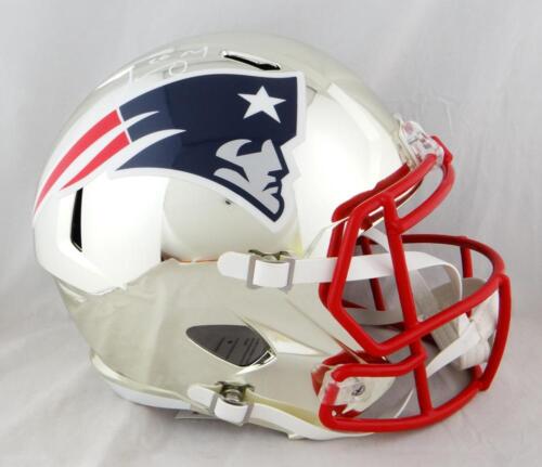 Sony Michel Signed New England Patriots Speed Full Size Amp NFL Helmet