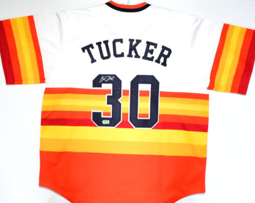 Kyle Tucker Autographed White Astros Authentic Jersey