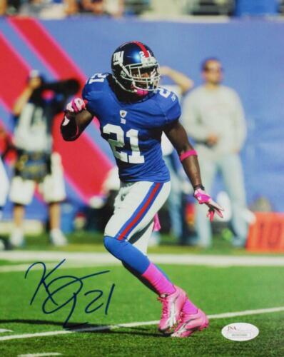 Kenny Phillips Signed Photo 8x10 Football NY Giants Autograph 21 Inscrip NFL  JSA