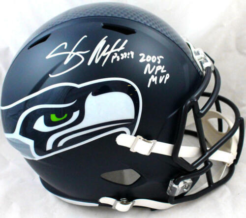 Steve Largent Autographed Signed Seattle Seahawks HOF 95 JSA Authenticated  Mini Helmet