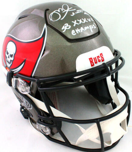 Mike Alstott Autographed Signed Tampa Bay Buccaneers FS Helmet 