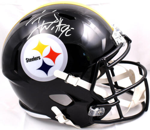 Steelers TJ Watt Autographed Signed AMP Speed Helmet - JSA Authentic 