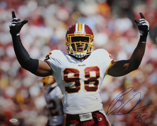 Darryl Grant Autographed Washington Redskins 8×10 Photo White Jersey 15133  PF – Denver Autographs