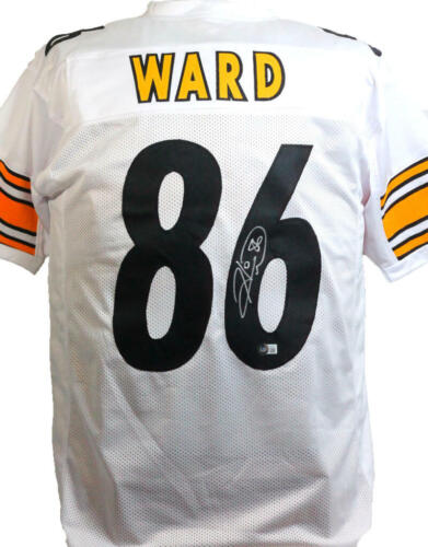 HINES WARD AUTOGRAPHED PITTSBURGH STEELERS STAT JERSEY JSA